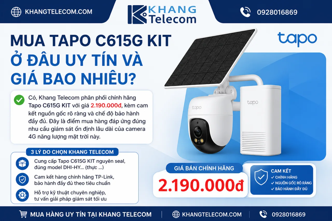 Mua Tapo C615G KIT Ở Đâu Uy Tín Và Giá Bao Nhiêu Mua Tapo C615G KIT Ở Đâu Uy Tín Và Giá Bao Nhiêu
