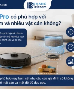 Qrevo S Pro có phù hợp với nhà có thảm và nhiều vật cản