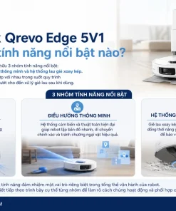 Roborock Qrevo Edge 5V1 có những tính năng nổi bật nào