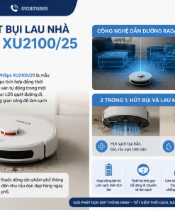 Robot Hút Bụi Lau Nhà Philips XU2100/25