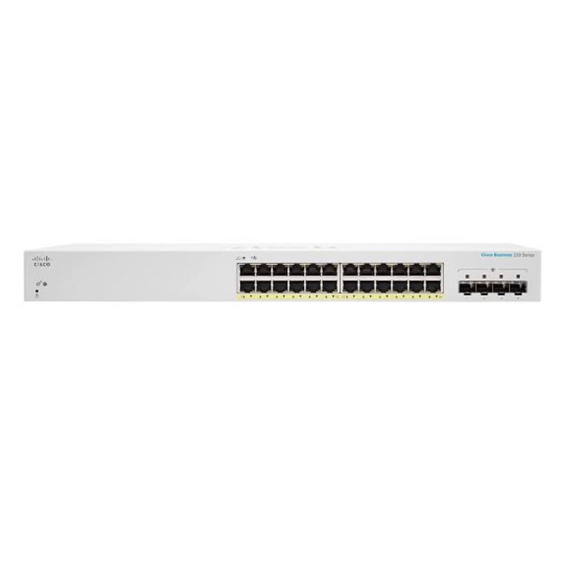 Smart Switch Cisco CBS220-24P-4G-EU: 24 Port PoE+ Cho Doanh Nghiệp