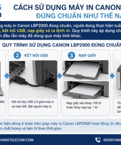 sử dụng máy in Canon LBP2900 đúng chuẩn
