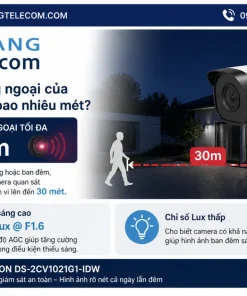 Tầm xa hồng ngoại của camera đạt bao nhiêu mét
