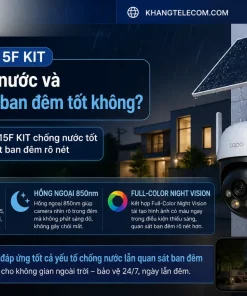 Tapo C615F KIT có chống nước và quay quét ban đêm tốt