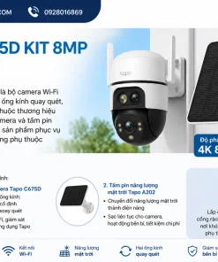 Tapo C675D KIT 8MP