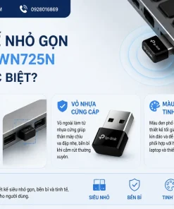 Thiết kế nhỏ gọn của TL-WN725N có gì đặc biệt