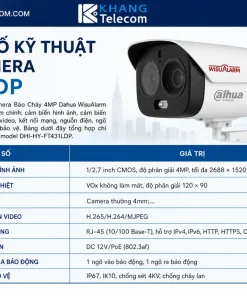 Thông Số Kỹ Thuật Của Camera FT431LDP Gồm Những Gì