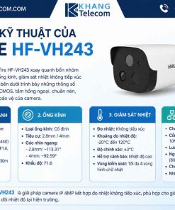 Thông số kỹ thuật của camera Hikfire HF-VH243