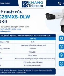 Thông số kỹ thuật của DS-8SHC25MXS-DLW gồm những gì