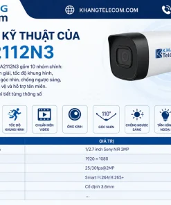 Thông số kỹ thuật của KX-A2112N3 gồm những gì
