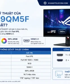 Thông số kỹ thuật của VG279QM5F có gì nổi bật