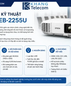Thông số kỹ thuật Epson EB-2255U gồm những gì
