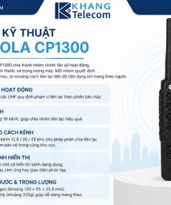Thông số kỹ thuật Motorola CP1300 gồm gì