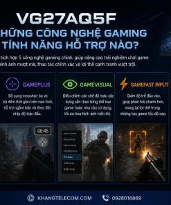 VG27AQ5F có những công nghệ gaming và tính năng hỗ trợ nào