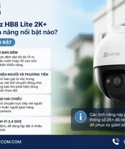 Camera Ezviz HB8 Lite 2K+ có những tính năng nổi bật nào
