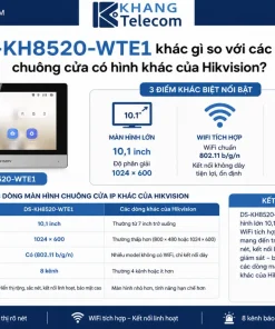 DS-KH8520-WTE1 khác gì so với các dòng chuông cửa có hình khác của Hikvision