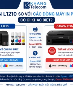 Epson L1210 so với các dòng máy in phun màu khác có gì khác biệt