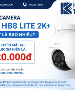 Giá bán camera Ezviz HB8 Lite 2K+ hiện nay là bao nhiêu
