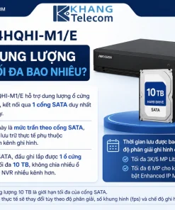 iDS-7204HQHI-M1/E hỗ trợ dung lượng ổ cứng tối đa bao nhiêu
