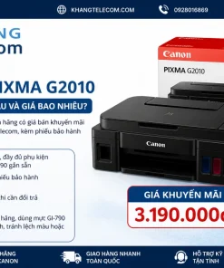 Mua máy in Canon PIXMA G2010 chính hãng ở đâu và giá bao nhiêu